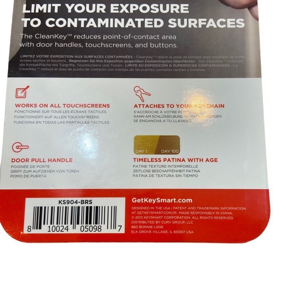 New in Package Key Smart CleanKey Copper Alloy Hand Tool - Picture 5 of 5
